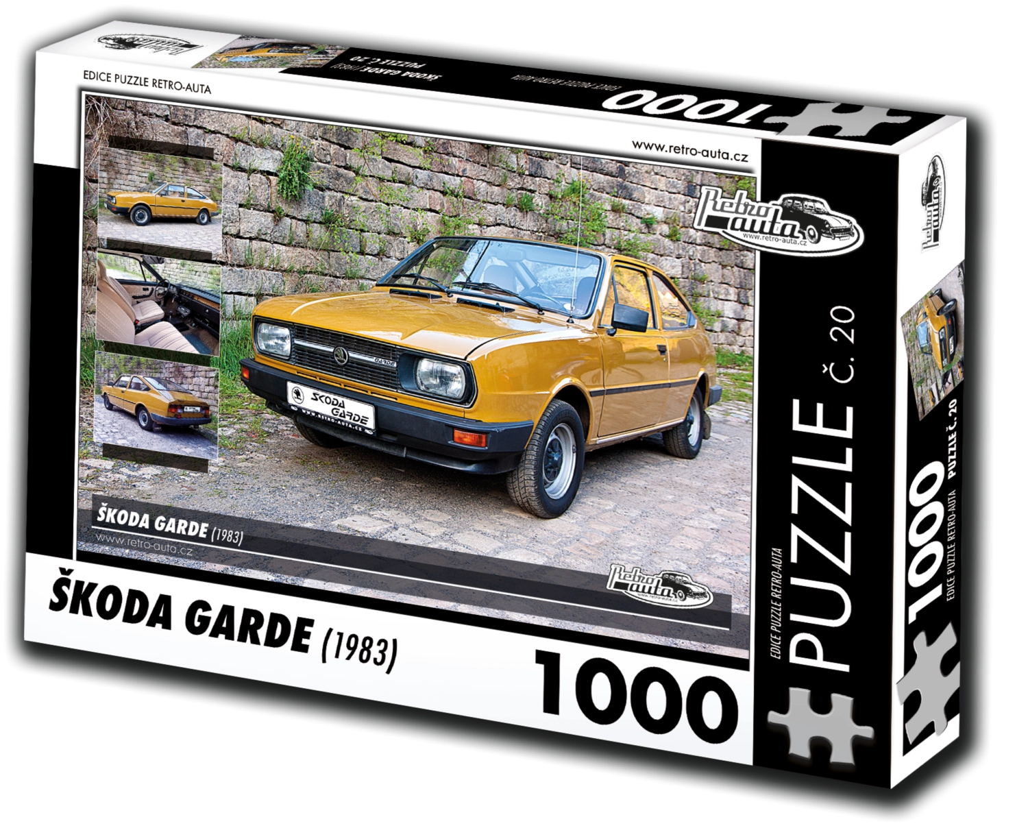 E-shop Retro-auta č. 20 Škoda Garde 1983 1000 dielov