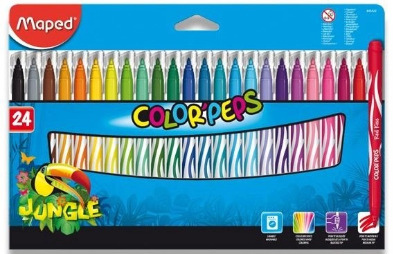 E-shop Maped Color Peps motív džungľa 24 ks
