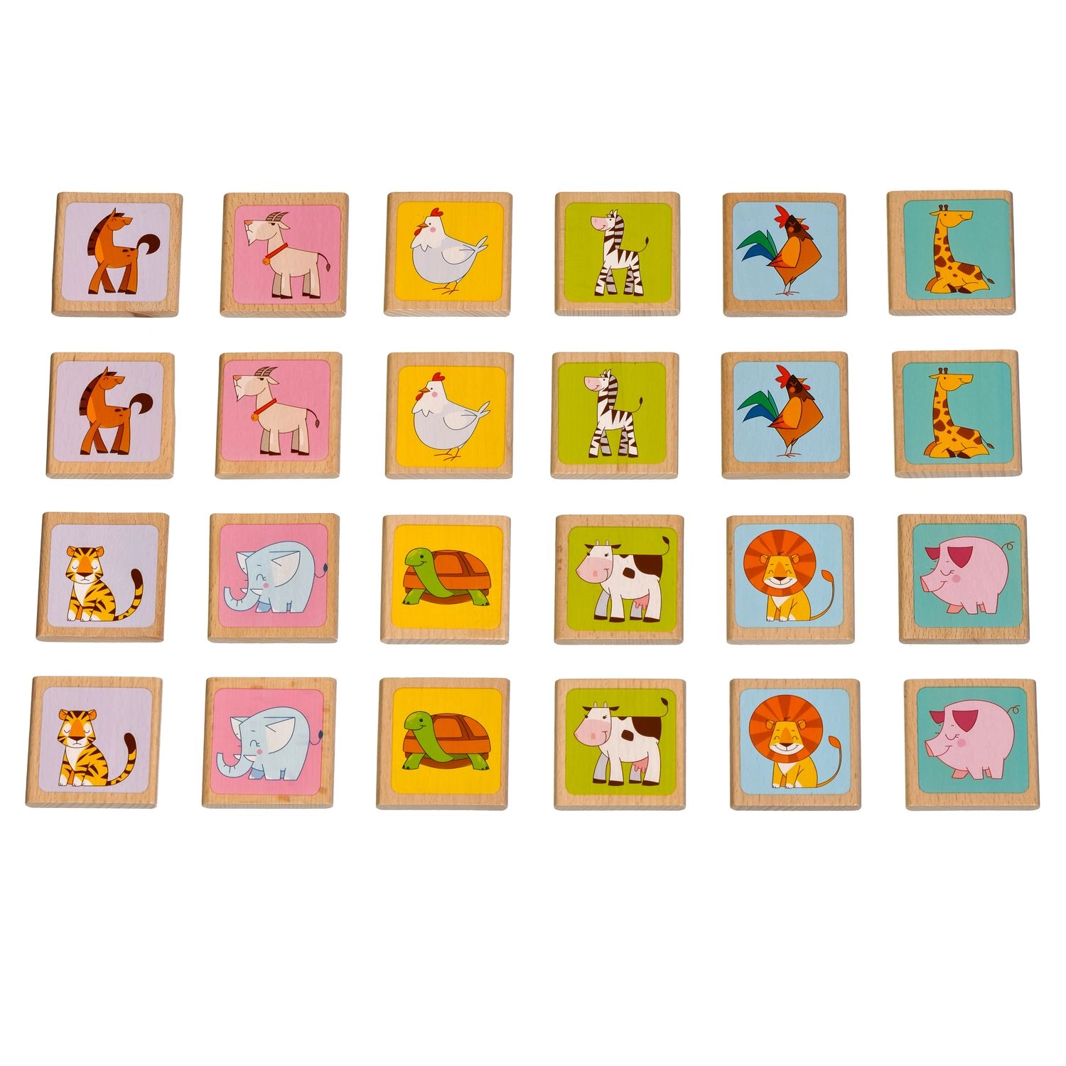 E-shop Lucy&Leo drevené pexeso Animals