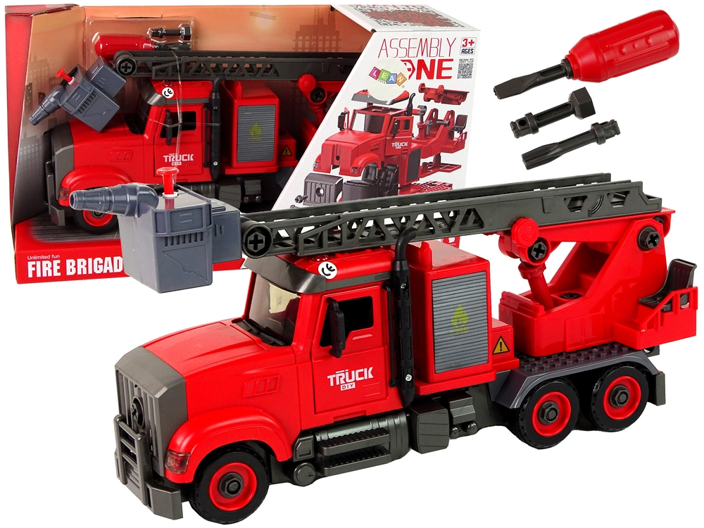 E-shop Lean Toys Hasičské auto na demontáž s príslušenstvom