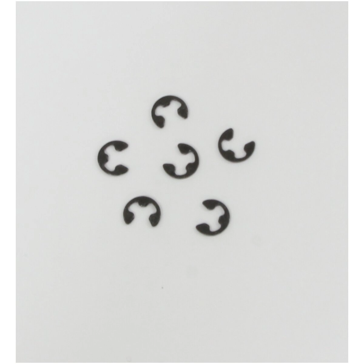 Jamara poistné krúžky E-clip 3 mm, 6 ks