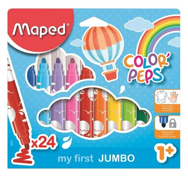 E-shop Fixky MAPED Color'Peps Early Age Jumbo, 24 ks