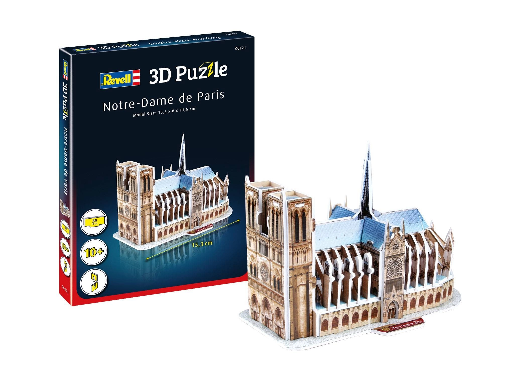 E-shop Revell 3D Puzzle Notre-Dame de Paris 39 ks