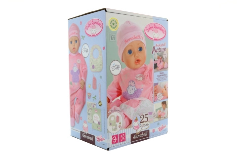 Interaktívna bábika Baby Annabell, 43 cm