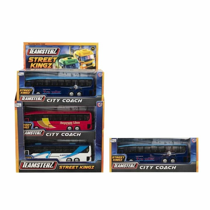 E-shop Halsall Teamsterz cestovní autobus 18 cm City Tour modrý