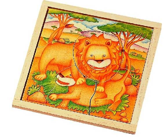 E-shop Voila dřevěné puzzle Lev