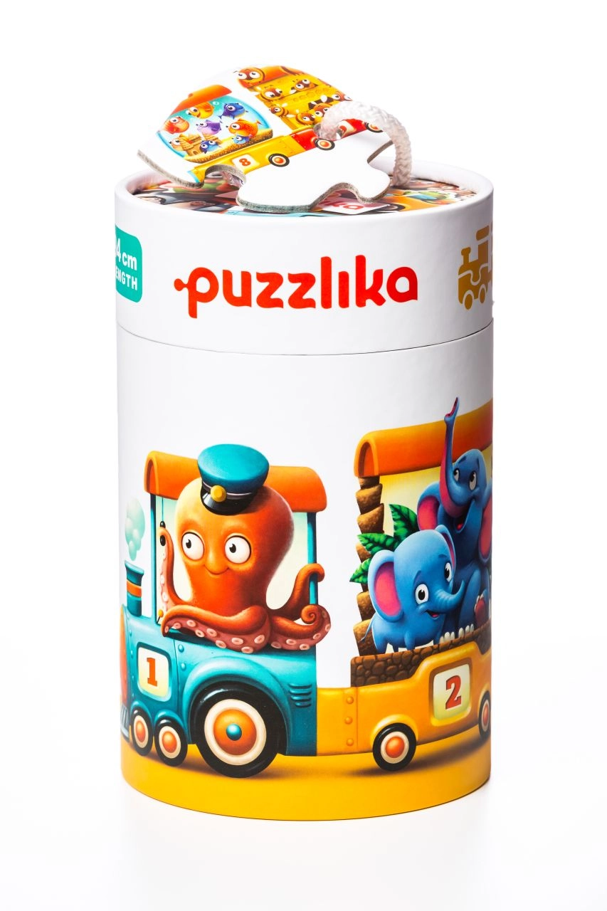 E-shop Puzzlika 13050 Vlak 94 cm náučné 20 dielov