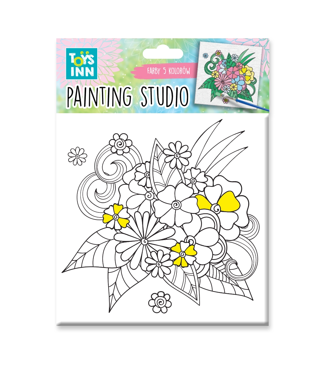 E-shop Maliarska sada canvas malý Flowers od Toys Inn