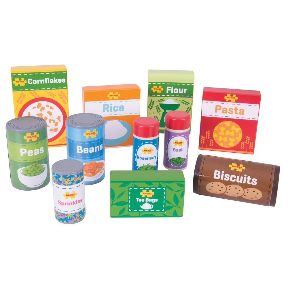 E-shop Bigjigs Sada trvanlivých potravín