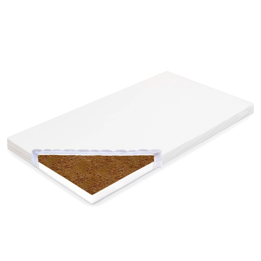 Detský matrac New Baby Basic 120×60×5 cm kokos–pena biela
