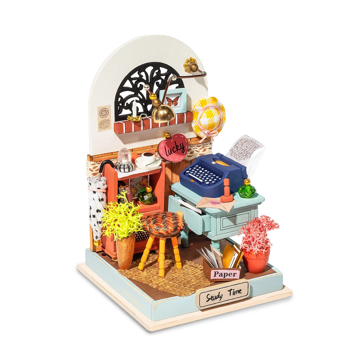 E-shop Robotime miniatúra domčeka Študovňa na písanie denníka
