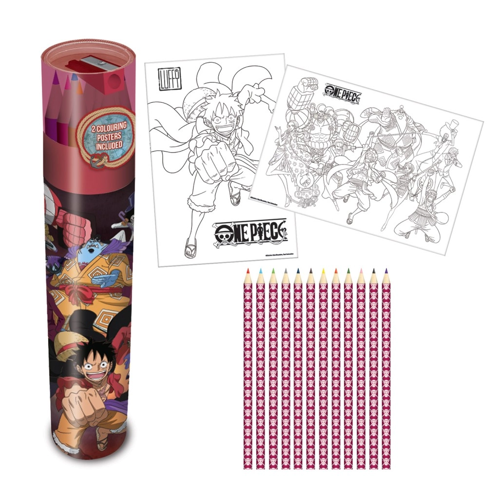 E-shop Sada pasteliek ONE PIECE 12 ks v puzdre