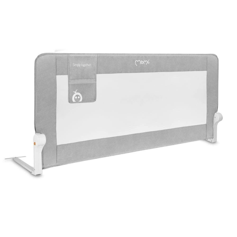 Detská zábrana na posteľ MoMi LEXI XL PLUS sivá