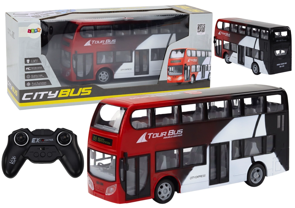 E-shop Diaľkovo Ovládaný Dvojposchodový Autobus Svetlá RC