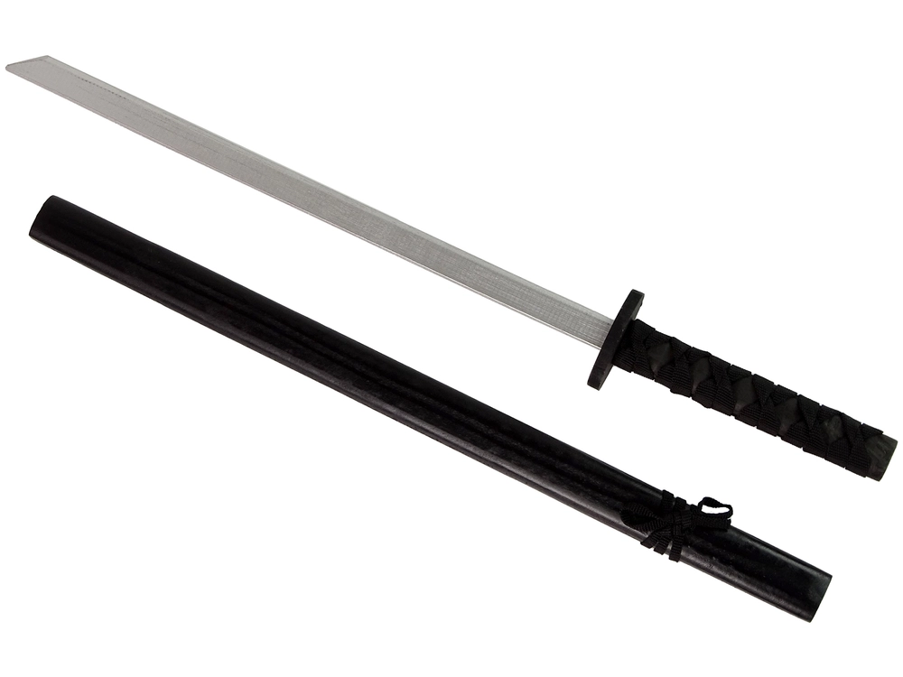 E-shop LEAN TOYS Drevený meč 73 cm čierny