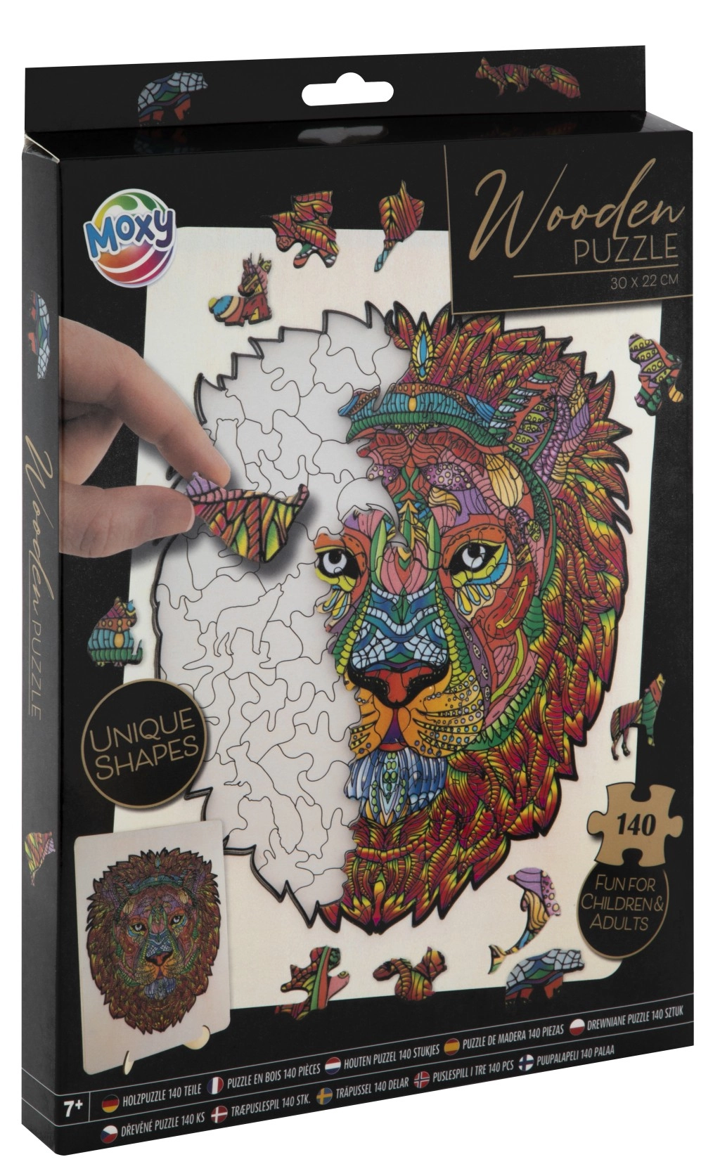 E-shop MOXY Obrysové Lev 140 dielov