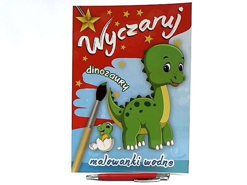 Vyčaruj dinosaury – vodné omaľovánky