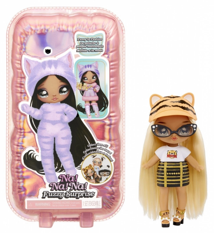 E-shop Bábika na! na! na! fuzzy surprise tiger girl – hebká prekvapivá bábika