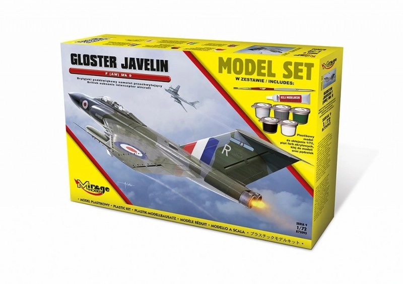 E-shop Plastový model lietadla Gloster Javelin F(AW) Mk.9 1:72