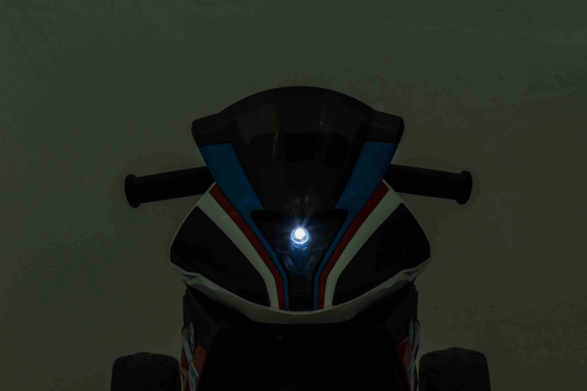 E-shop Joko Elektrická Motorka BMW HP4 kožené sedadlo modrá