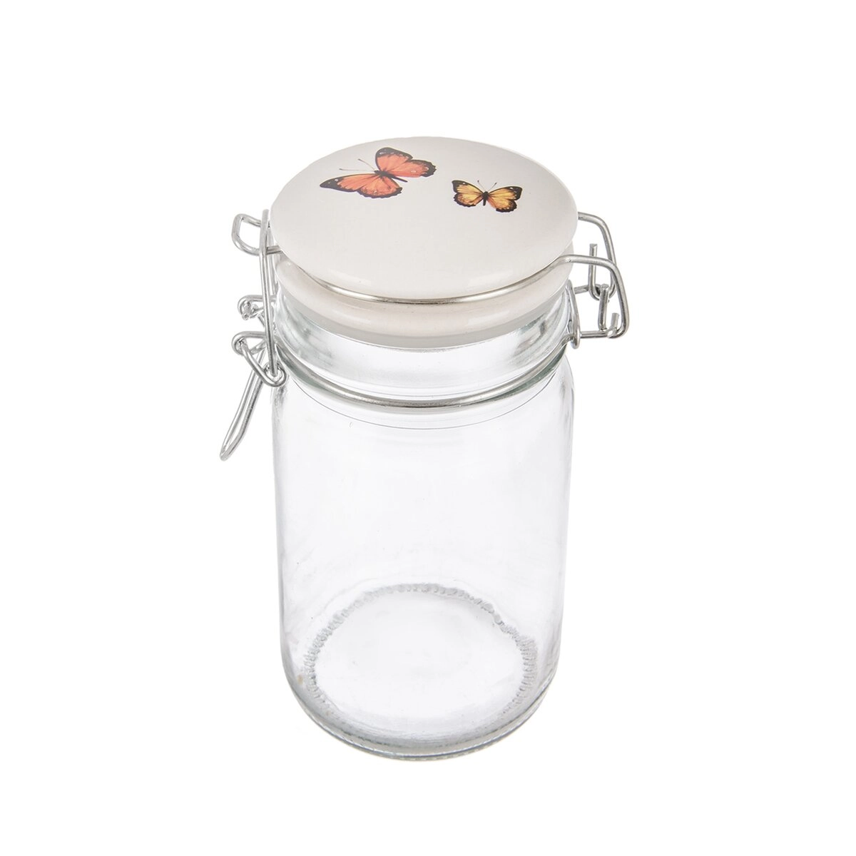 E-shop Orion Dóza s klipovým uzáverom JAR motýľ 250ml