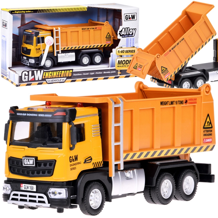E-shop JOKO Nákladné auto s vyklápacou vlečkou a zvukom 28cm