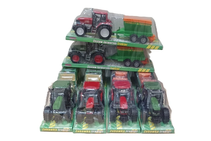 Traktor so zemědělským strojom