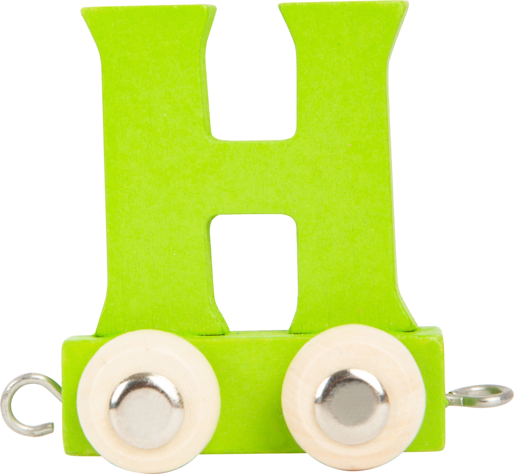 E-shop Dřevěný vláček barevná abeceda písmeno H