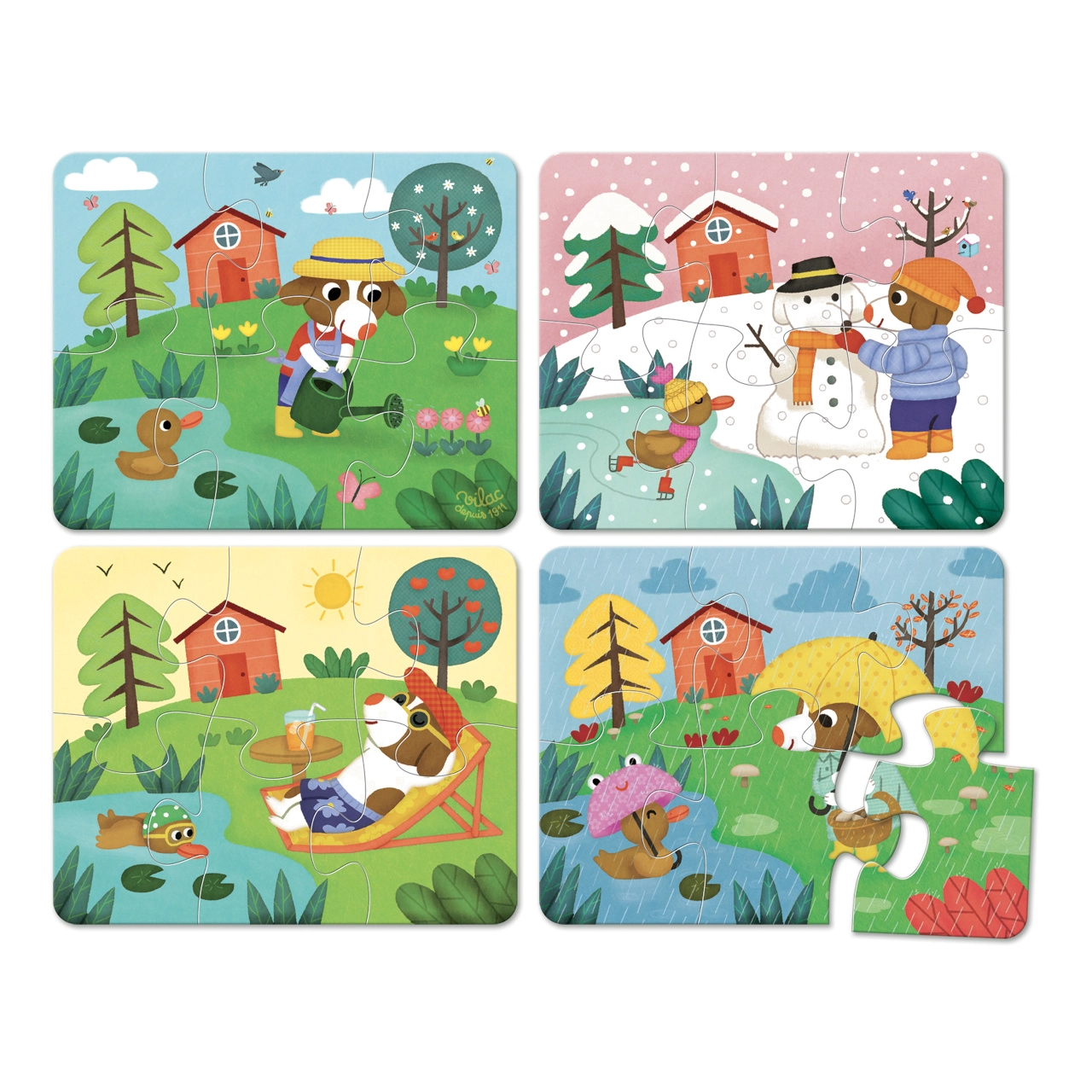 E-shop Vilac puzzle 4 období