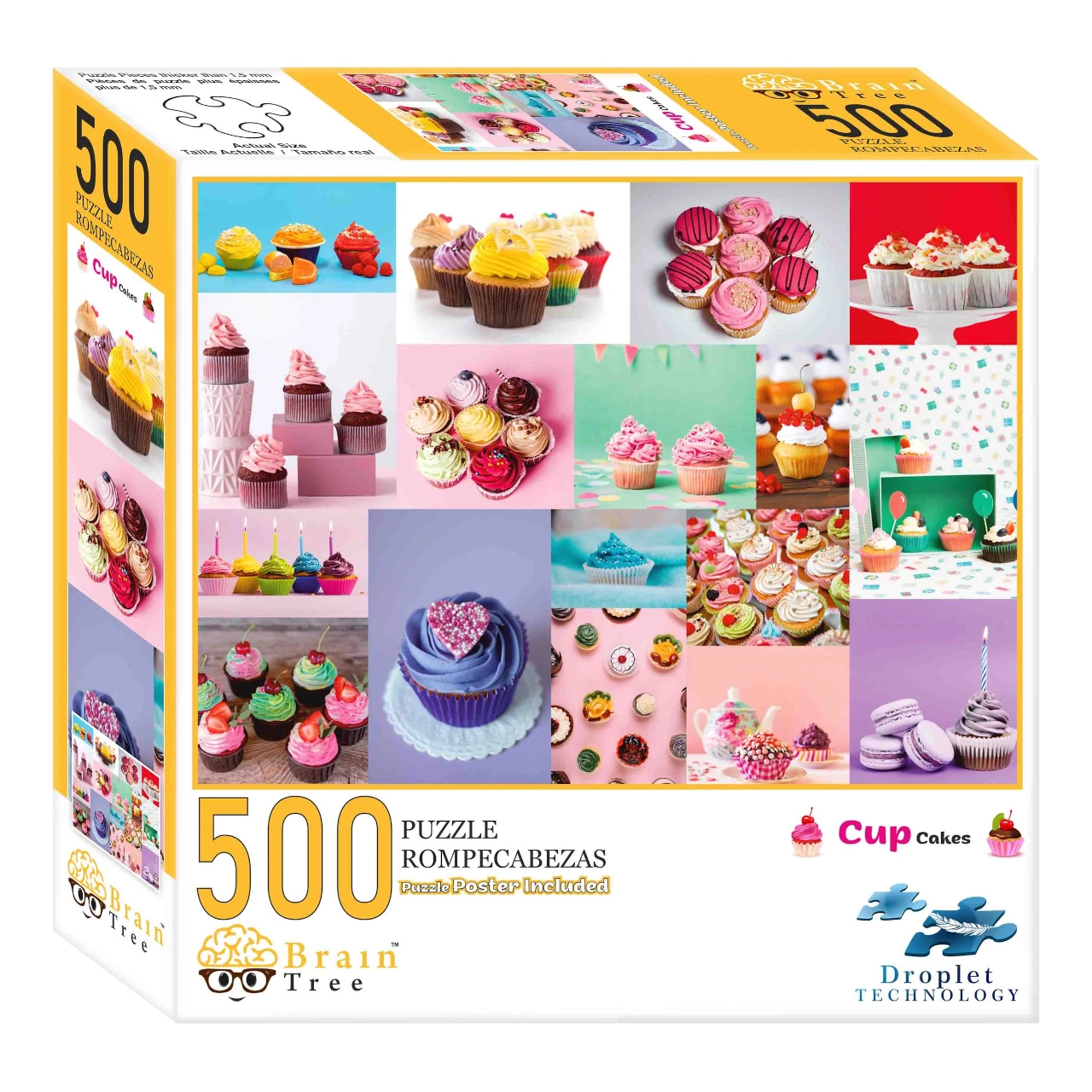 E-shop Brain Tree Dortíky Cupcakes 500 dielov