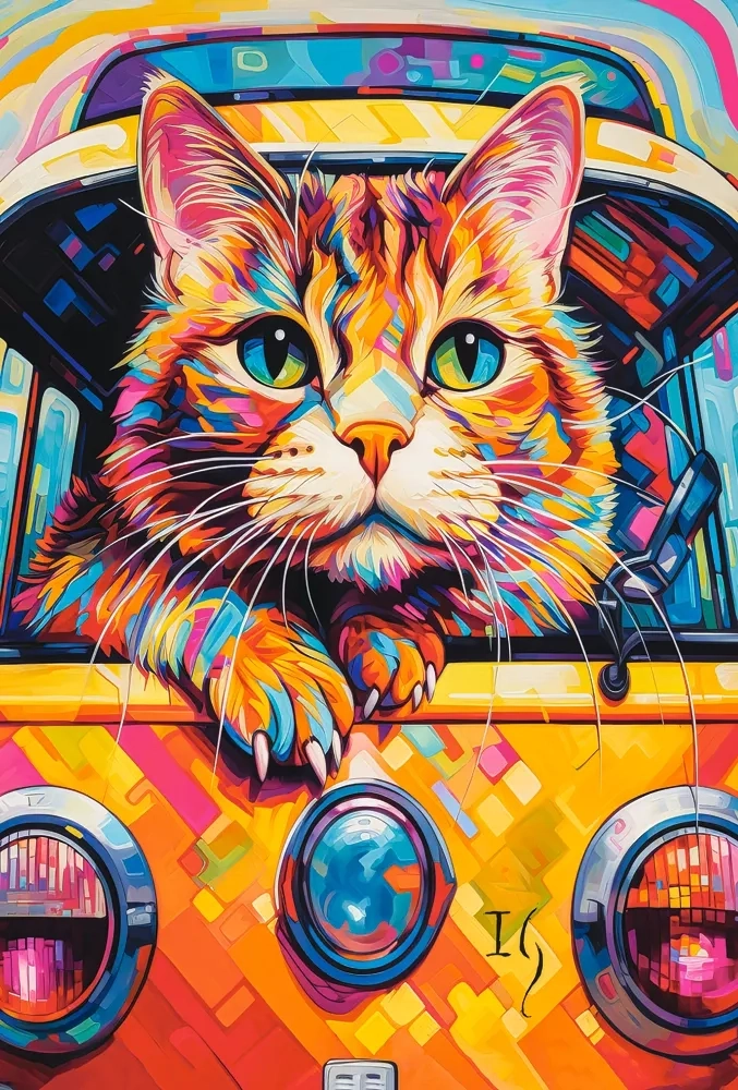 E-shop CASTORLAND Kočka na cestách autobusem 100 dielov