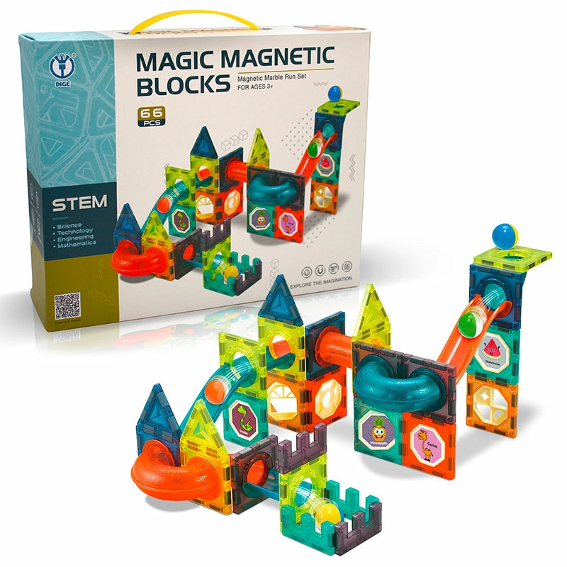 E-shop Magnetická guľôčková dráha 66 ks