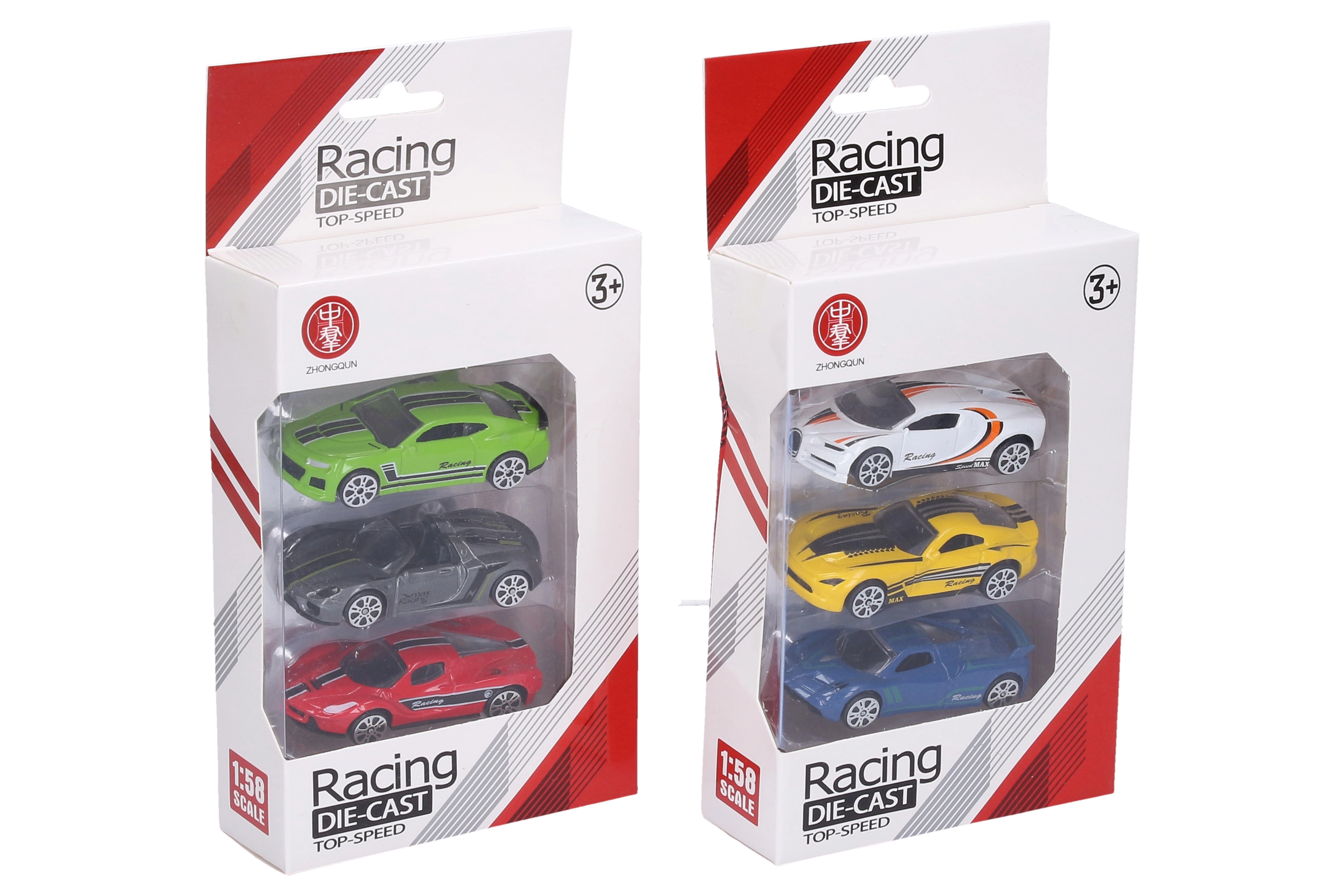 E-shop Wiky Vehicles Auto kovové set 3 ks 7 cm