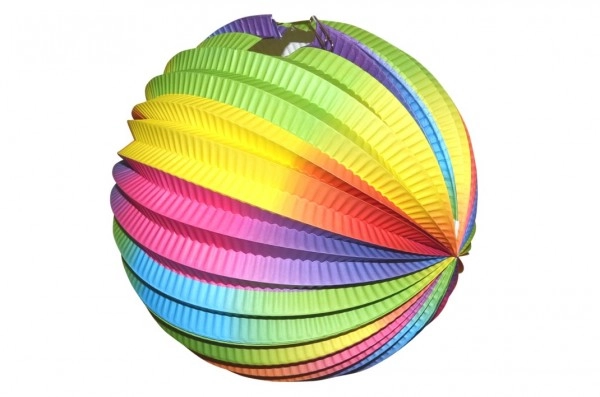 E-shop Lampión dúhová guľa 25 cm