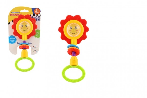 E-shop Teddies Chrastítko Kousátko Květina