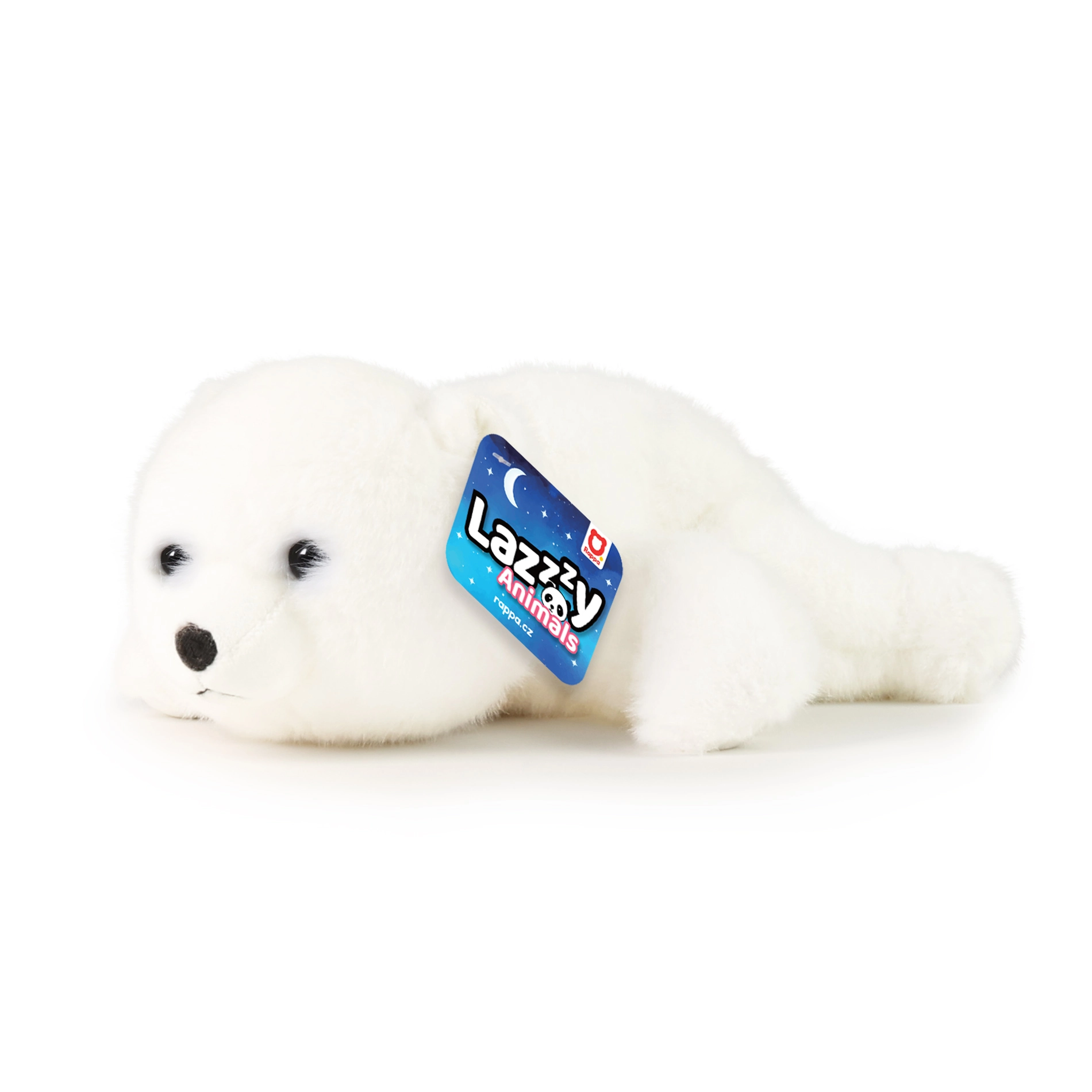 Plyšový biely medveď LAZZY ANIMALS 29 cm