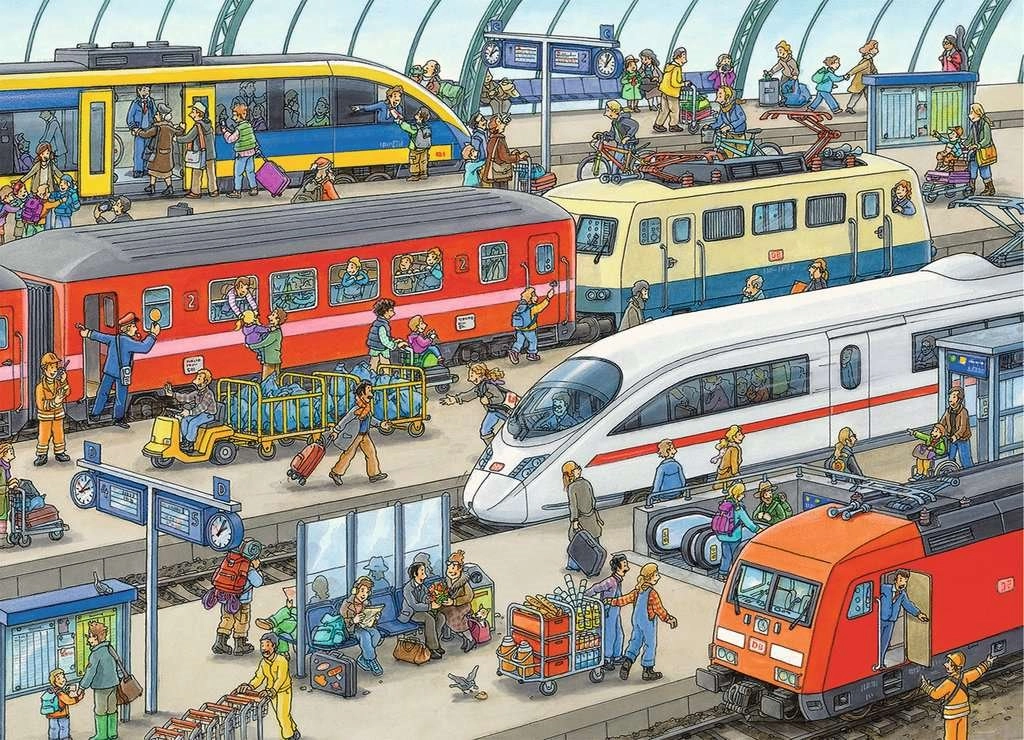 E-shop Ravensburger Železniční stanice 60 dielov