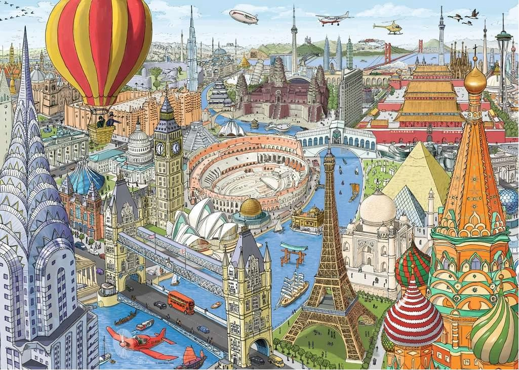 E-shop Puzzle Cesta okolo sveta za 80 dní 1000 dielikov