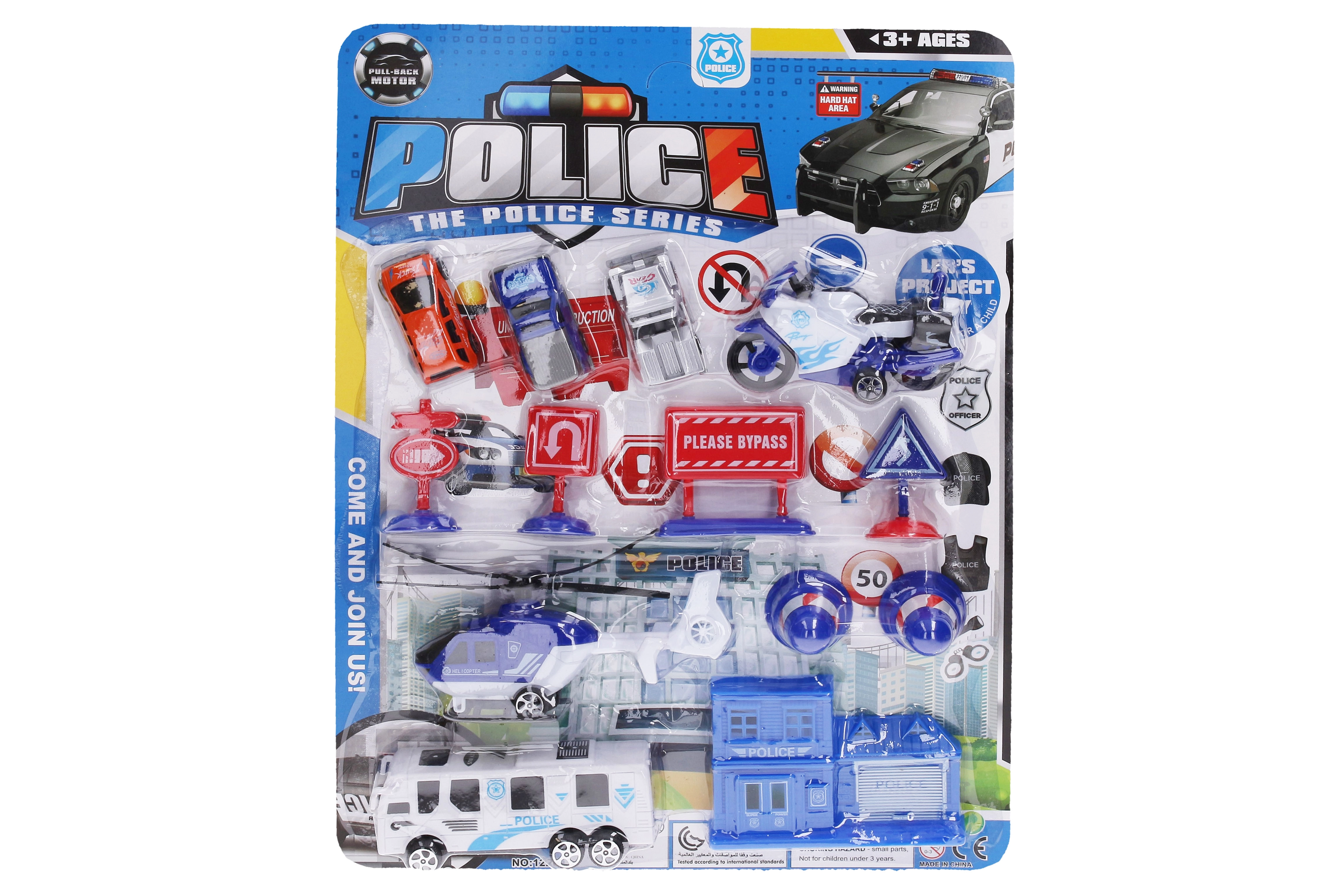 Wiky Vehicles Policajné vozidlá set