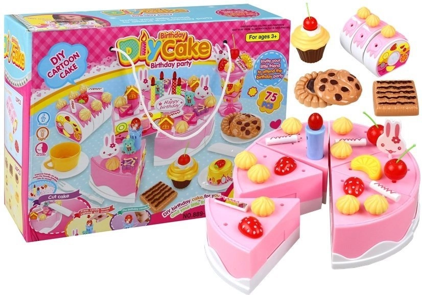 E-shop Lean Toys narodeninová torta s ozdobami