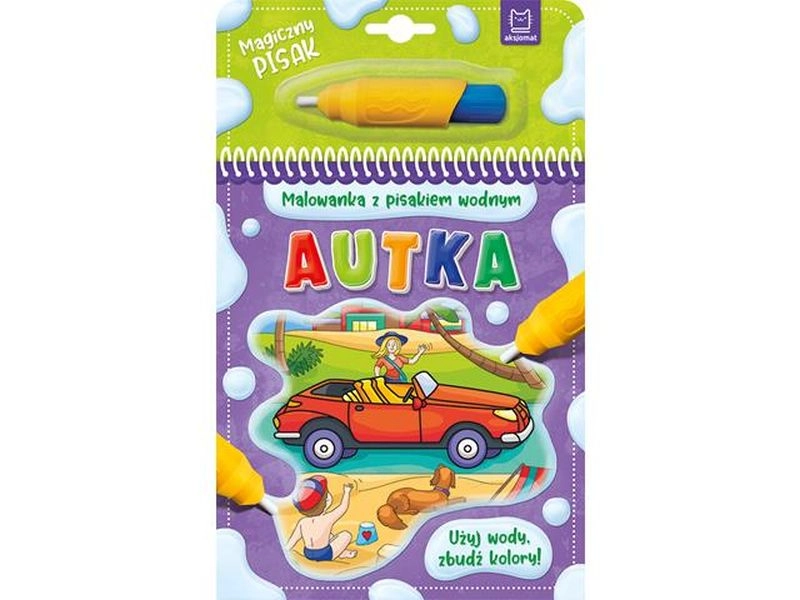 Vodné omaľovánky s vodným fixom Autá