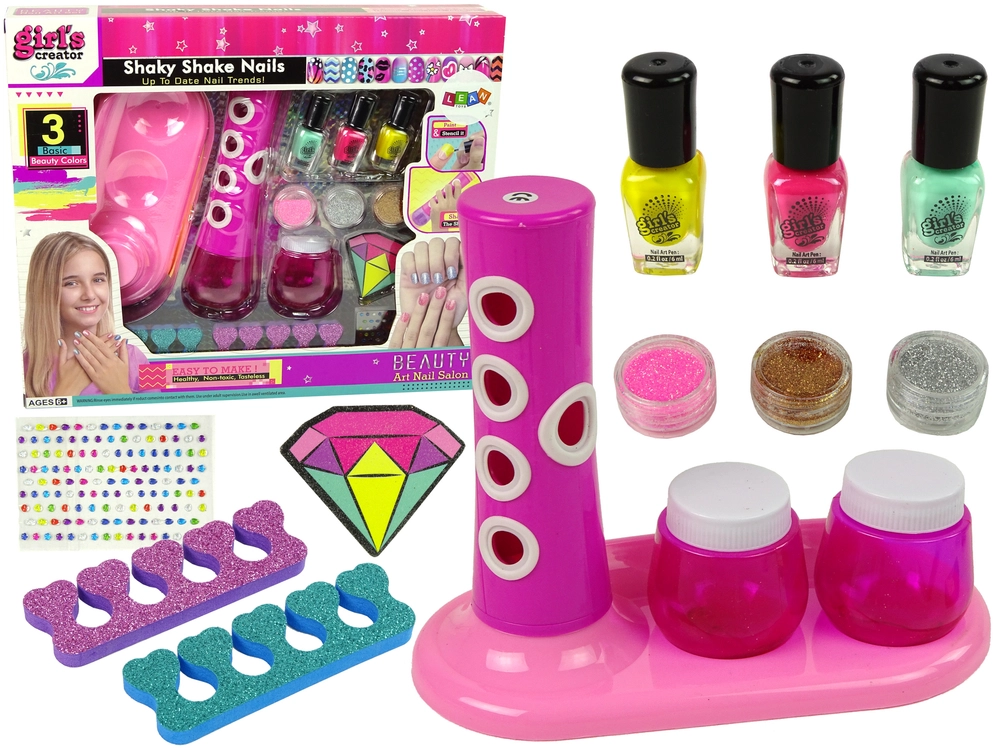E-shop Lean Toys Detský Set na lakovanie nechtov
