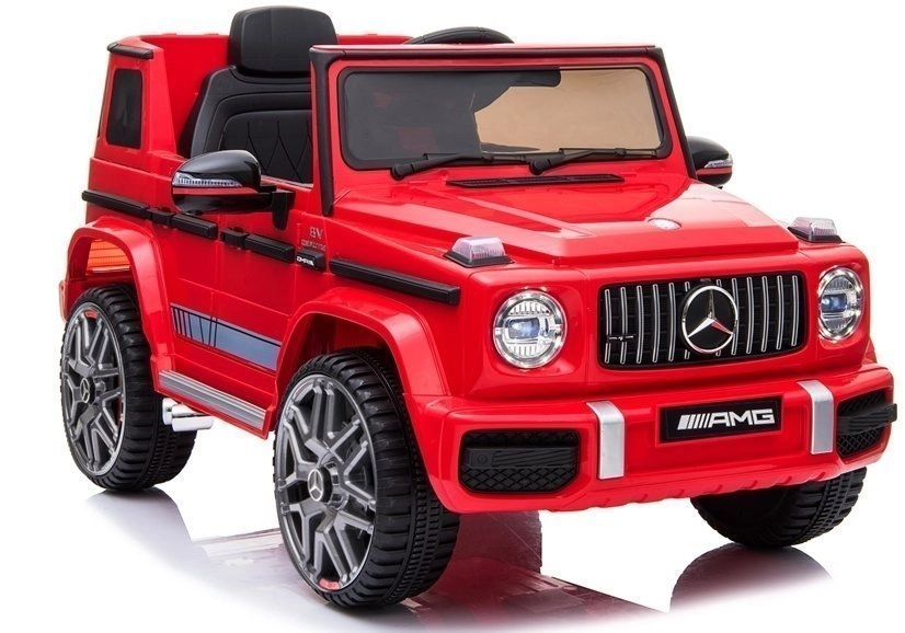 E-shop Lean Cars elektrické autíčko Mercedes Benz G 63 AMG nelakované motor 2x45W batéria 1x12V45Ah červená