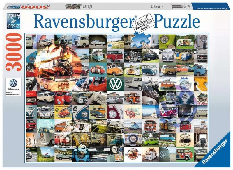 E-shop Ravensburger 99 fotografií VW 3000 dielov