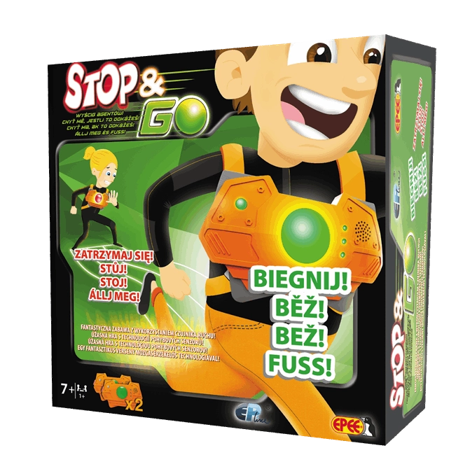 E-shop Stop & Go – pretek agentov interaktívna hra s pohybovými senzormi