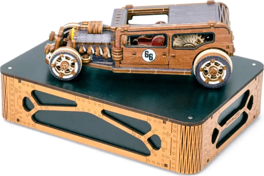 WOODEN CITY 3D puzzle Automobil Hot Rod 142 ks