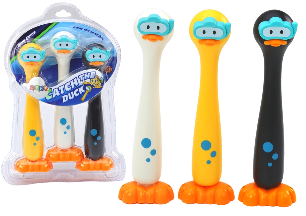 E-shop LEAN Toys potápačskej kačice 3 kusy