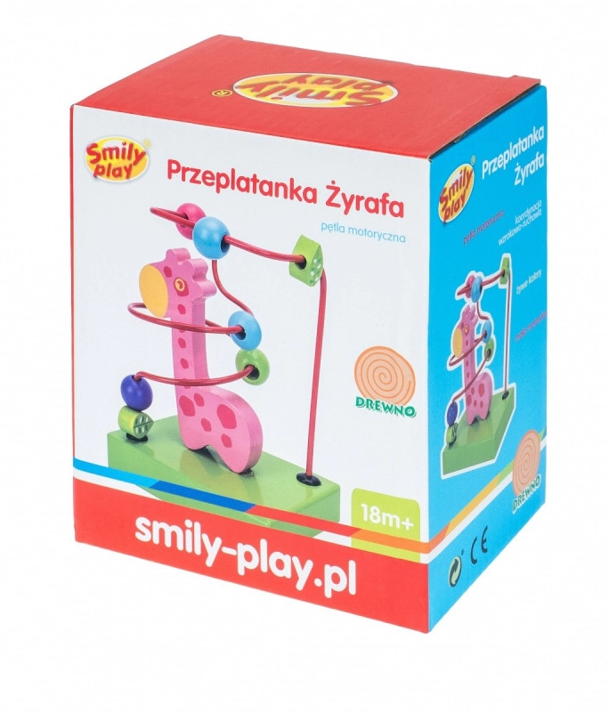 E-shop Drevené prevliekacie bludisko Žirafa SMILY