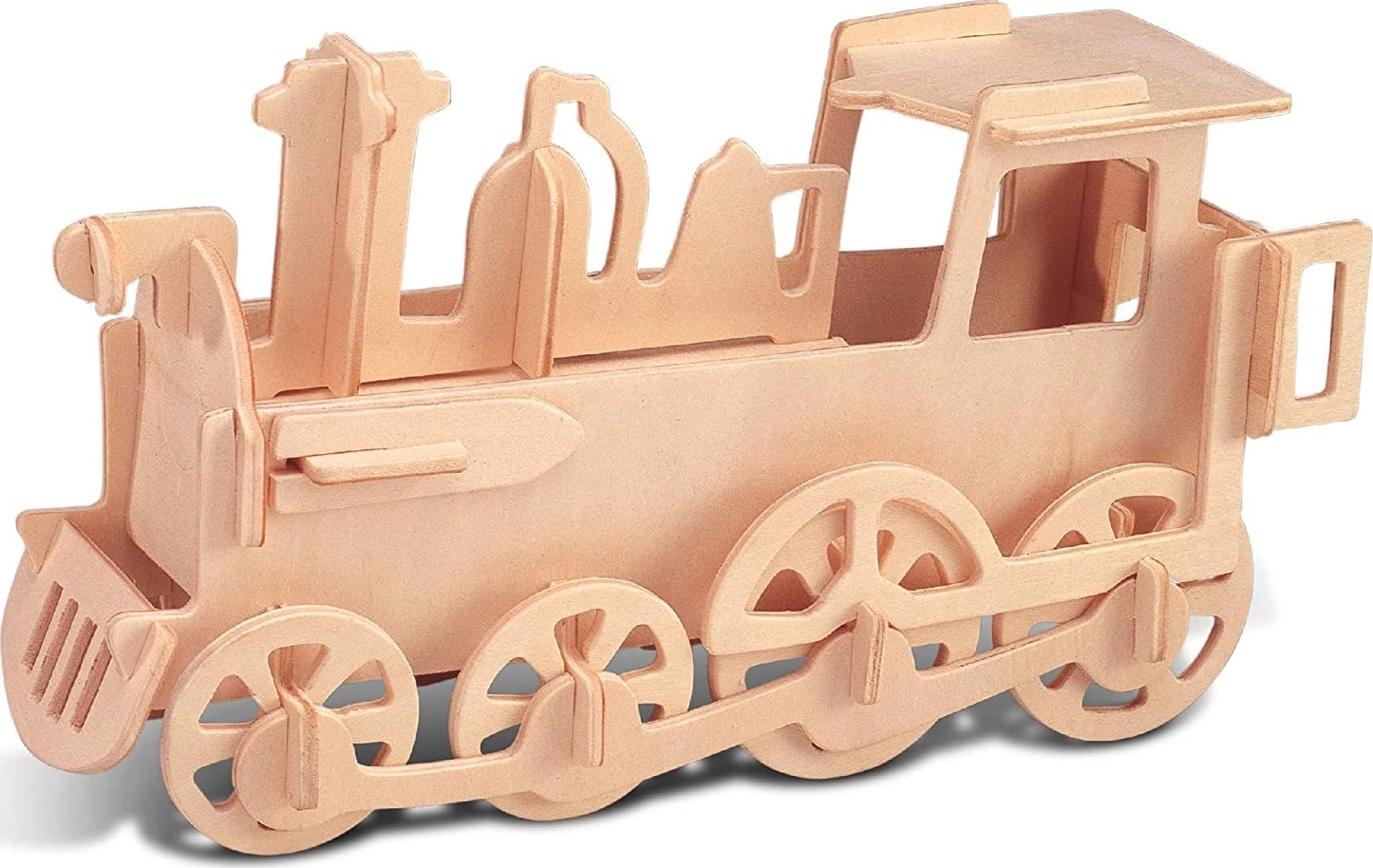 E-shop Wooden Toy / WCK 3D drevené puzzle Lokomotiva 30 ks