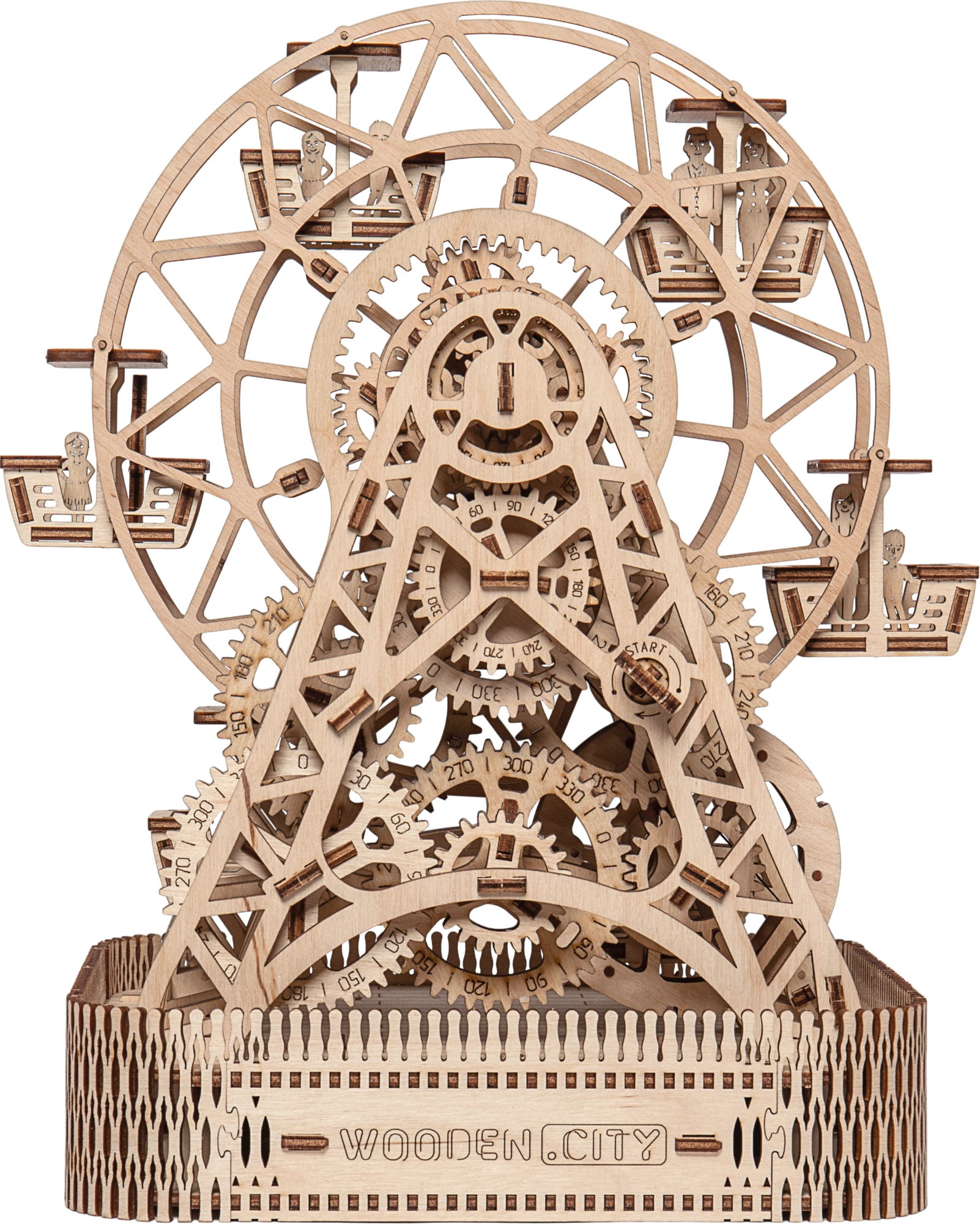 Wooden City 3D mechanické puzzle Ruské koleso 429 ks WR306